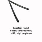 FLYZZZ Window Screen Spline, 0.16" x 100' Screen Retainer Spline, Suit for 0.157''-0.169'' Frames' Chanel, Round, Black, Used for Window/Door Screen Repair Replacement