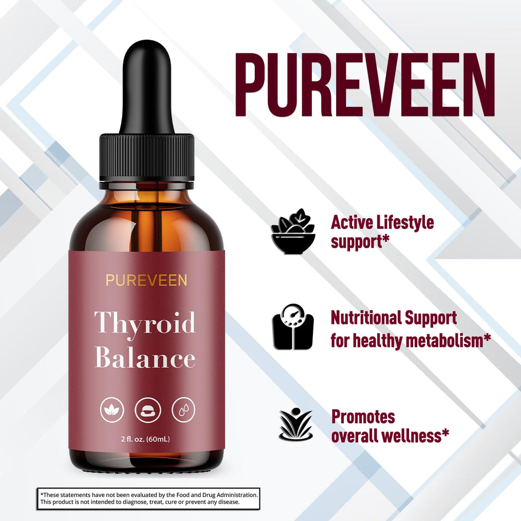 Pureveen Drops, Pureveen Drops with All Natural Ingredients, Advanced Health and Wellness Vitamin Supplements Formula, Maximum Strength Active Lifestyle Multivitamin Support (30 Servings)