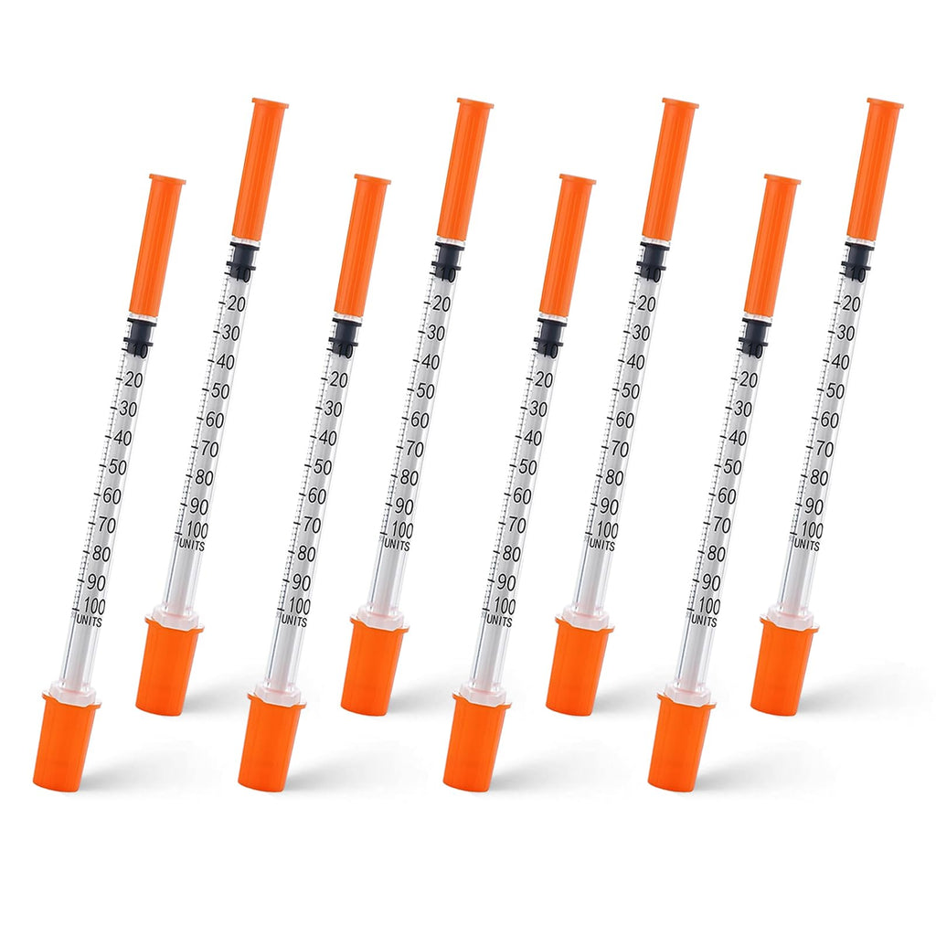 1ML Syringe with 31G 5/16" (8MM) Needle 100PACK, Lab Supplies, Individually Packaged (1CC 31G 5/16"-100PACK)