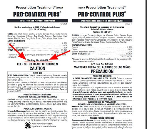 ProControl Plus Total Release Fogger Bomb 1 Case (12 x 6 oz. Cans)