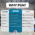 PGN #40 Roller Chain - 10 Feet + 2 Free Connecting Links - Carbon Steel Chains for Bycicles, Mini Bikes, Motorcycles, Go-Karts, Home and Industrial Machinery - 239 Links