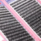 640Pcs Lash Extension Kit, DIY Eyelash Extension Kit Cluster Curl Individual Lashes with Lash Bond and Seal, Tweezers DIY Eyelash Extension Kit for Self Application At Home(30p+40p 8-15MM)