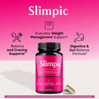 (2 Pack) Slimpic Capsules - Official Slimpic Pills Advanced Premium Formula Support Maximum Strength, All Natural Ingredients Vitamins for Overall Health & Wellness Reviews, 120 Capsules for 2 Months