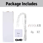 Money Tree Gift Card Holder 24 LED Birch Tree Lamp Battery/USB Powered