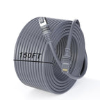 ALL- LUCKY Starlink Cable, 150FT/46M Starlink Gen 3 Cable for Replacement Starlink Cable Routing Kit, Waterproof Starlink Mini/Extension/Ethernet Cable Accessories (Gray)