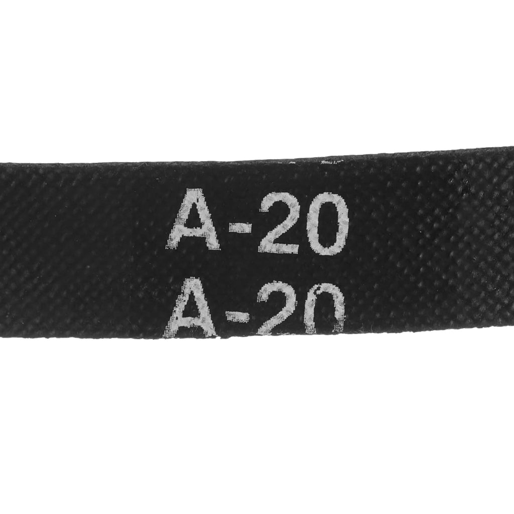 uxcell 4pcs A20 or 4L220 Classic Wrapped Rubber V-Belt, 20"(508mm) Inside Circumference, A Profile V Belt