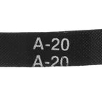 uxcell 4pcs A20 or 4L220 Classic Wrapped Rubber V-Belt, 20"(508mm) Inside Circumference, A Profile V Belt