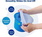 RECHIATO 150 Pack Pool Skimmer Socks for Pool Filters, Filters Baskets and Skimmers to Filter Debris and Leaves, Protact Filter System of Inground and Above Ground Pools
