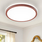 BLNAN Dimmable LED Flush Mount Ceiling Light Fixture with Remote Control, 12Inch 3000K-6500K Light Color Adjustable, Modern Ultra-Thin Ceiling Lamp for Bedroom Kitchen, Wired