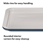 OXO Good Grips Non-Stick Pro Ceramic Coated Metal Bakeware Jelly Roll Pan – Storm Blue