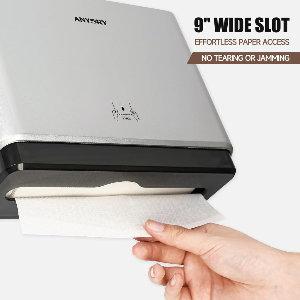 anydry 200-Sheet Paper Towel Dispenser Wall Mount (Folded Size ≤ 10 x 3.1)