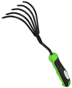 Garden Guru Hand Rake Cultivator Claw Soil Tiller with Ergonomic Handle - Military Grade Steel & Rust Resistant - 5 Tine Japanese Ninja Claw - Perfect Pulverized and Aerated Soil