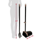 Arm & Hammer Swivel Bin & Rake Dog Pooper Scooper, Includes 2 Waste Bags