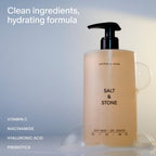 Salt & Stone Body Wash for Women & Men, Saffron & Cedar 15.2 fl oz