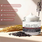 Keratin Erase Dual-Action Renewal Cream – Black & White Rice Soothing Repair Cream, Hydrating Body Serum for Smoother-Looking Skin, Suitable for All Skin Types (2 Pack)