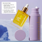 Evereden Golden Belly Serum, 1.7 fl oz. | Clean & Vegan Women's Belly Oil for Pregnancy and Postpartum | Clean Maternity Skincare | Non-Toxic Stretch Mark Oil
