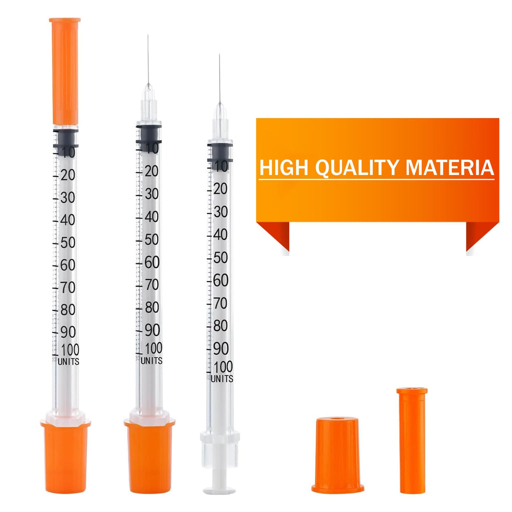 1ML Syringe with 31G 5/16" (8MM) Needle 100PACK, Lab Supplies, Individually Packaged (1CC 31G 5/16"-100PACK)
