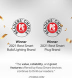 Kasa Smart Light Bulb KL110, LED Wi-Fi smart bulb works with Alexa and Google Home, A19 Dimmable, 2.4Ghz, No Hub Required, 800LM Soft White (2700K), 9W (60W Equivalent)