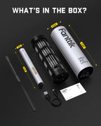 Fanttik E2 Ultra Electric Screwdriver, 0.6N.m Mini Screwdriver Set, 50 Magnetic Bits, 5/32'' Precision Screwdriver for Laptop, PC, Phone, 3D Printer, RC Cars, Electronics Repair Tools for Dad (White)