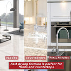 StonePro Crystal Clean - PH Neutral Cleaner for Stone Surfaces (Ready-To-Use Spray, 16 oz)
