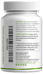 DEAL SUPPLEMENT Mullein Leaf Extract 240 Veggie Capsules – 4 Month Supply – Non-GMO, Vegan