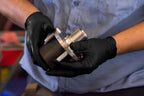 GLOVEWORKS Black Nitrile Gloves 5 Mil Disposable for Food Service, Cooking, Professional Cleaning, Size Large, Box of 100