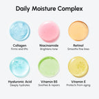 MAREE Face Moisturizer Collagen Cream for Face 2 Pack – Hyaluronic Acid & Retinol – Anti-Aging Wrinkle Creams – Crema Para La Cara