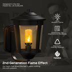 Hompavo Gen2 Flame Light Bulbs, Like Real Fire 4-Mode for Home Decorations