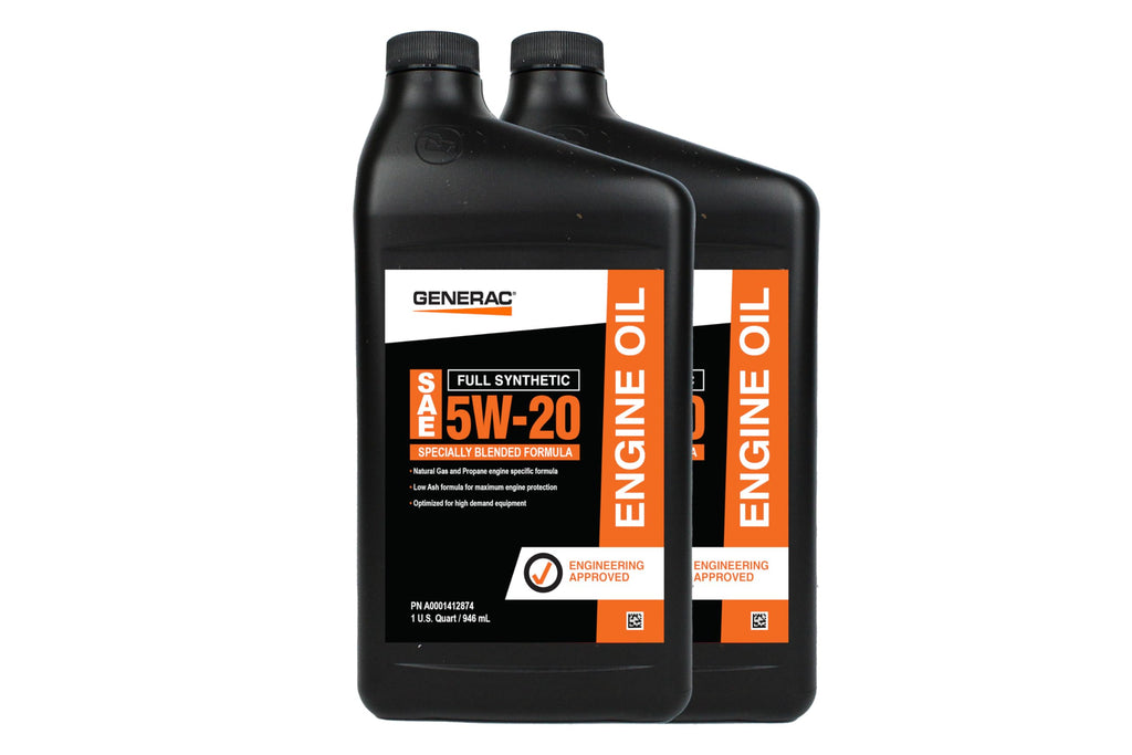 Generac 5w-20 Maintenance Kit for 20kw and 22kw with Oil (2013+ Evolution Models) Model: 0j932300