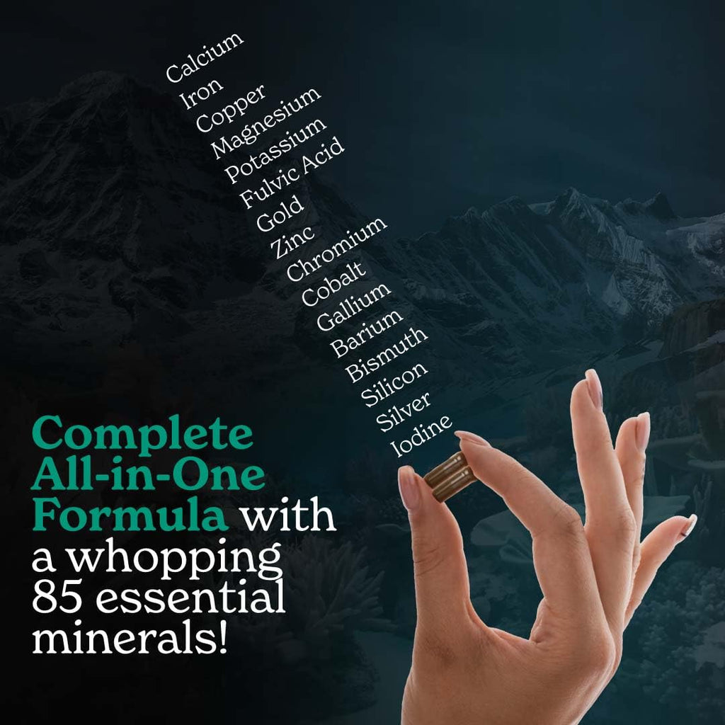 Better Alt Shilajit Sea Moss Capsules Pack of 2 with Ashwagandha & Black Pepper Extract with 85+ Essential Minerals & Antioxidants| Boosts Energy & Metabolism - 120 Servings, 240 Capsules