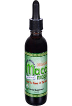 Maca Magic: 100% Organic Liquid Extract (2oz) Peruvian Premium Grade Maca - Full Spectrum Blend of Black Maca, Red Maca, Purple Maca, and Yellow Maca - Certified Organic - Raw Vegan