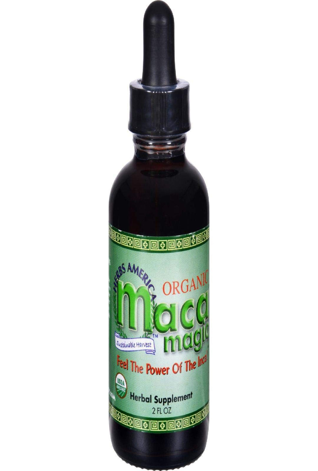 Maca Magic: 100% Organic Liquid Extract (2oz) Peruvian Premium Grade Maca - Full Spectrum Blend of Black Maca, Red Maca, Purple Maca, and Yellow Maca - Certified Organic - Raw Vegan