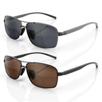 LianSan 2 Packs Premium Metal Bifocal Sunglasses for Men Women Retro Top Clear Sun Readers with UV Protection(Multicolor,1.75x)