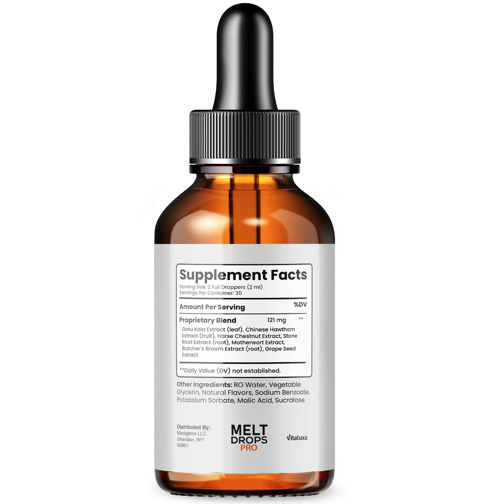 Melt Drops Pro, MeltDrops Pro Liquid Vitamin Supplement Advanced Maximum Strength Formula for Loss Support Management, Premium Natural Ingredients for Overall Health, Energy & Wellness Reviews (2oz)