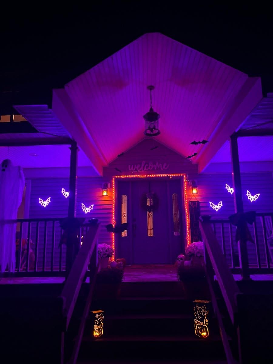 Hompavo Gen2 Flame Light Bulbs, Like Real Fire 4-Mode for Home Decorations