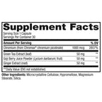 OLLY Combat Cravings, Metabolism & Energy Support Supplement,1000 mcg Chromium, Green Tea, Goji Berry, Ginger - 30 Count (Pack of 2)