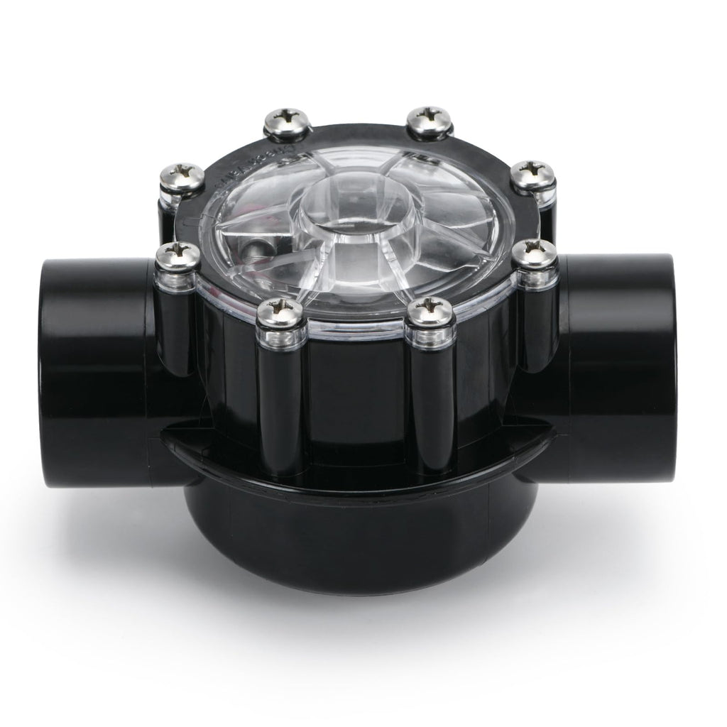 7235 Check Valve Replacement for Jandy 1-1/2-Inch to 2-Inch 180-Degree Check Valve Straight Through Flow Compatible with Pool and Spa (7235)