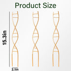 Yohsnor 3PCS DNA Plant Trellis Indoor & Outdoor,Metal Trellis for Pots