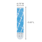 Command Water-Resistant Adhesive Refill Strips, Large (Pack of 16) – Damage-Free Hanging for Bathroom Hooks & Shower Caddies in Humid Areas, No Tools Needed, Holds 5 lb