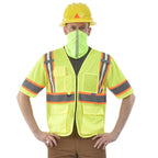 AYKRM class 3 safety work vest for men Glow vest