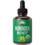 Peak Performance USDA Organic Burdock Root Liquid Drops Supplement - Vegan Extract Oil Herb Tincture for Women and Men - Zero Sugar, Gluten Free, Non-GMO Supplements - 2 fl oz