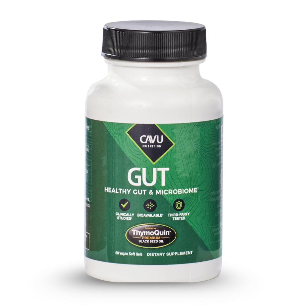 ThymoQuin Gut Health Supplements for Healthy Digestion & Gut Repair | Advanced Formula with Bioavailable Black Seed Oil with 3% Thymoquinone | Gut Health Supplements for Women & Men | 60 Softgel