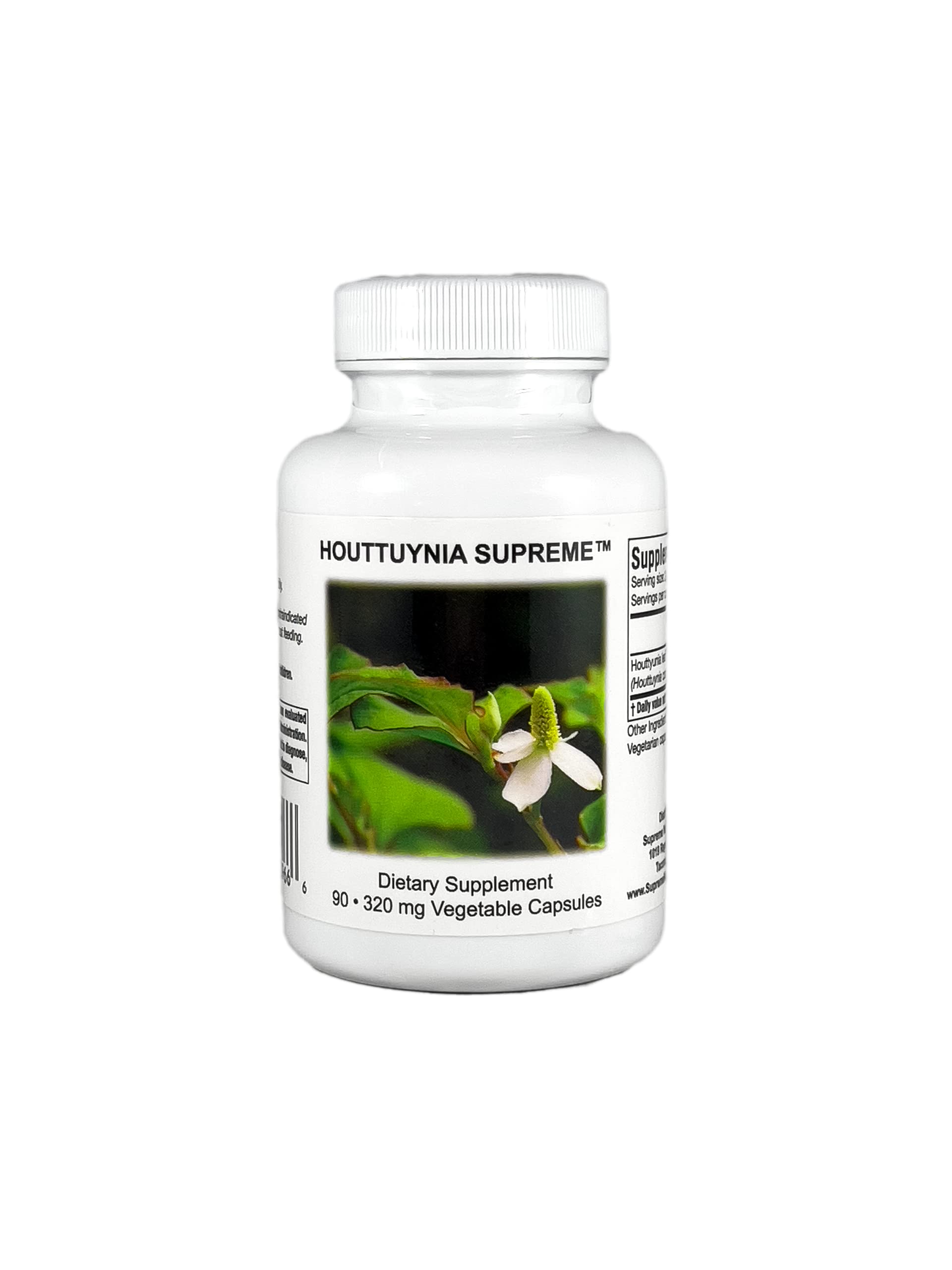 Supreme Nutrition Houttuynia Supreme, 90 Pure Herb Vegetarian Capsules