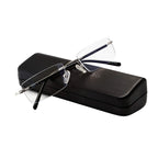 FONHCOO Blue Light Blocking Glasses - Unisex Lightweight Rimless Frameless Rectangle Computer Gaming Glasses - Anti Glare, Anti Fatigue