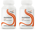 Seeking Health Molybdenum 500, Molybdenum Glycinate Chelate Supplement to Support Healthy Detoxification, Supports Metabolism and Iron Utilization, Vegetarian (90 Capsules) (Pack of 2)