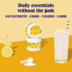 Ultima Replenisher Daily Electrolyte Powder Drink Mix – Lemonade, 30 Servings Canister – Zero Sugar Hydration Powder with 6 Electrolytes & Minerals – Sugar Free, Plant-Based & Keto Friendly