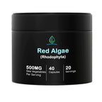 Holistic Bin Red Marine Algae Capsules Gigartina and Dumontiacea Red Algae Supplements | Gluten Free, Vegan, Wild Harvested | Rich in Vegan Omega 3 (40 Capsules)