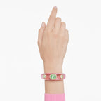 Swarovski Dulcis cuff, Mixed cuts, Multicolored, Gold-tone finish