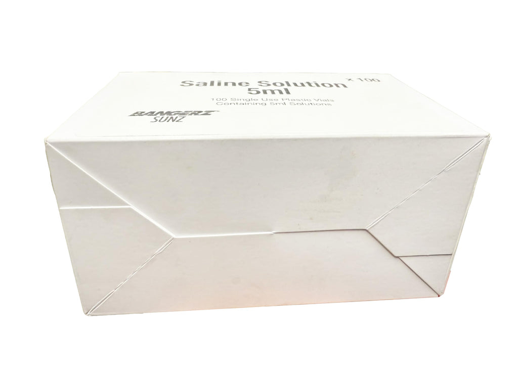 Bangerz Sunz Saline Solution 5ml Unit, 100 per Box