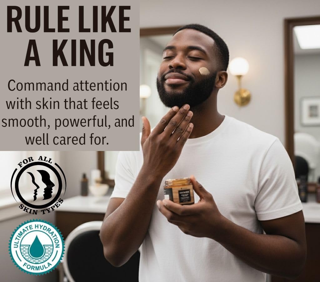 Body Butter for Men- Cocoa King Body Butter - Cocoa butter and Cologne Scent - 5.26 oz Body Cream Blend